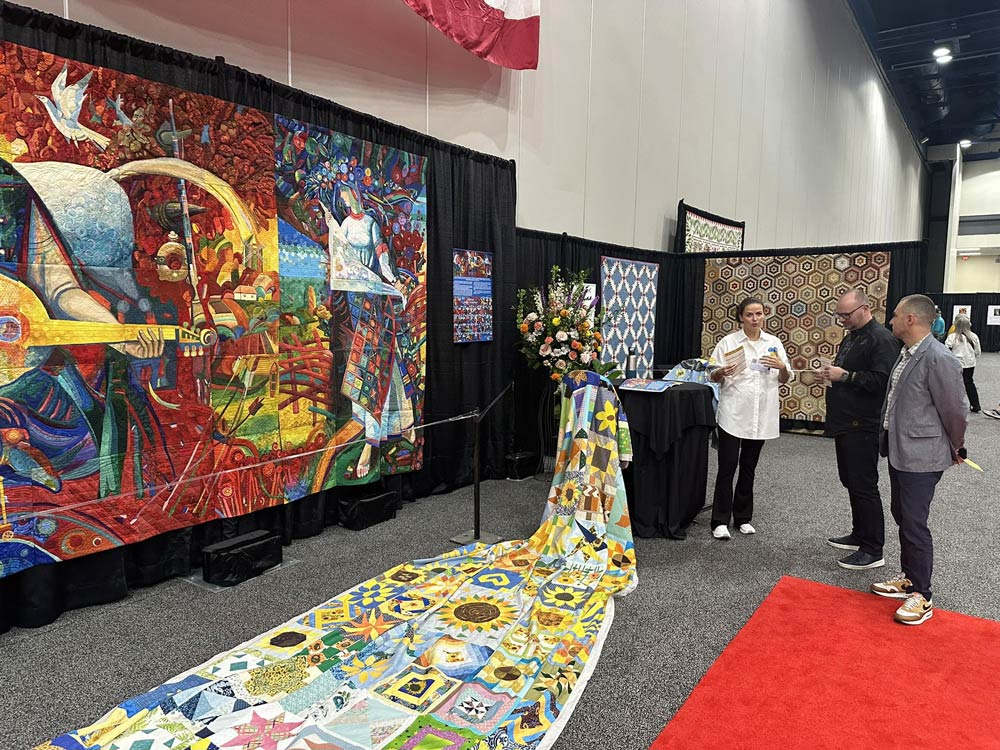 Роботи наших студентів на Міжнародному фестивалі квілтів у Г’юстоні